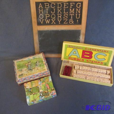 lot 218 image: Blocks, Printing Kit