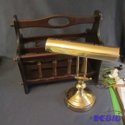 lot 272 image: Magazine Stand, Lamp