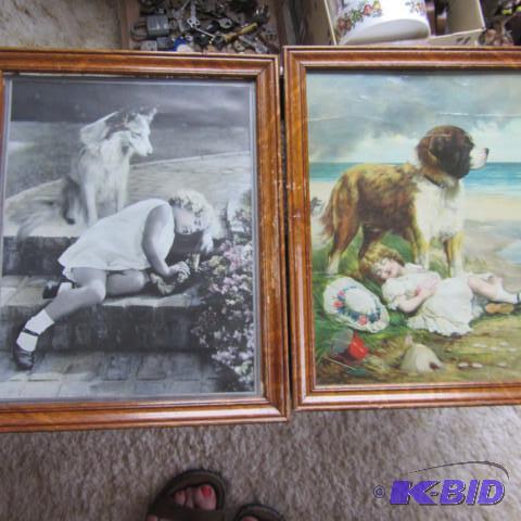 lot 281 image: Vintage Framed Pictures