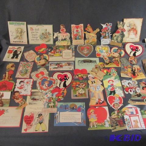 lot 358 image: Vintage Valentines
