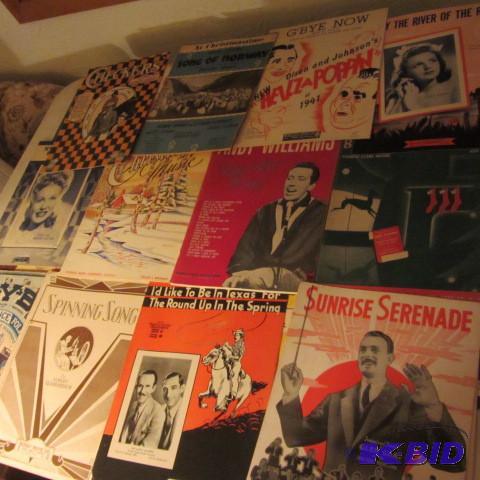 lot 366 image: Sheet Music