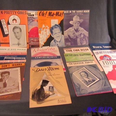 lot 368 image: Sheet Music