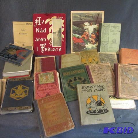lot 380 image: Vintage School Books