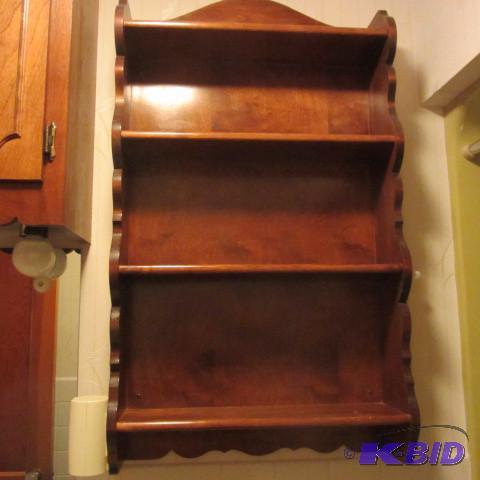 lot 415 image: Walnut Shelf