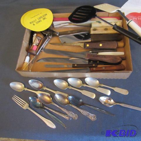 lot 73 image: Kitchen Utensils, Silver