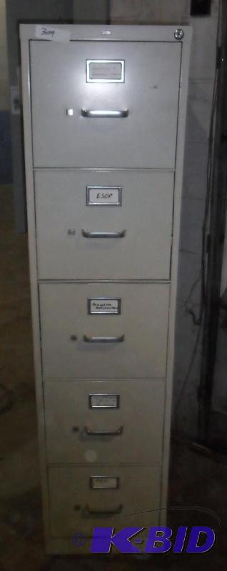File cabinet. HON brand steel file ...