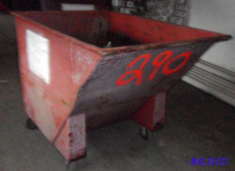 Steel material and dump bin. 42wide...