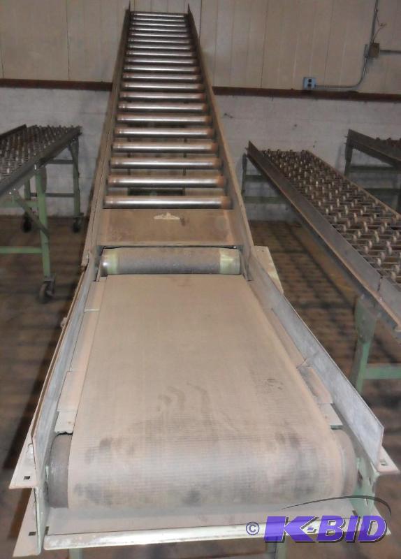 Roller conveyor section. Ten foot ...