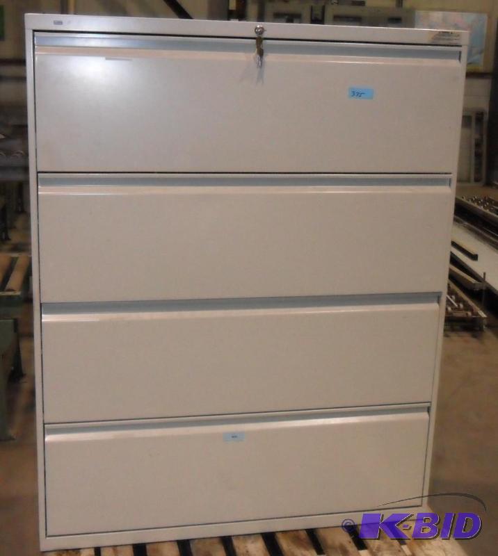Horizontal filing cabinet. HON bran...