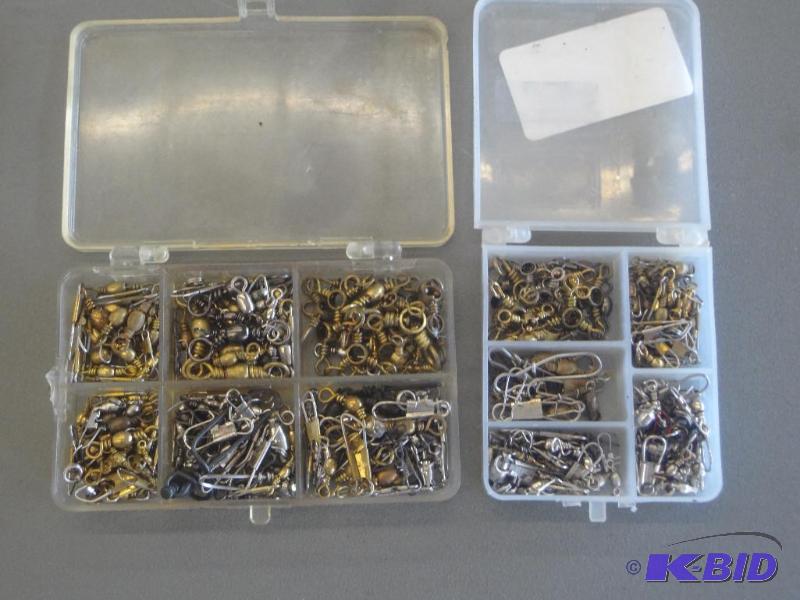 (2) Boxes Full Of Misc Swivels &amp...