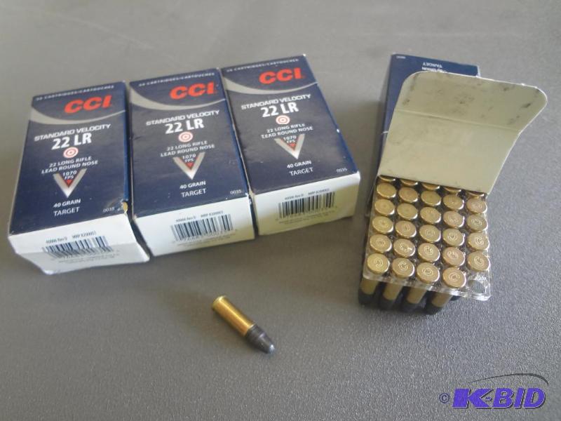 (4) Boxes OF CCI .22LR---Approx (20...