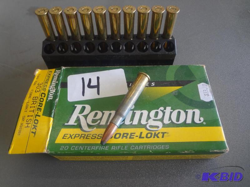 (11) Rounds Remington 180 Grain .30...