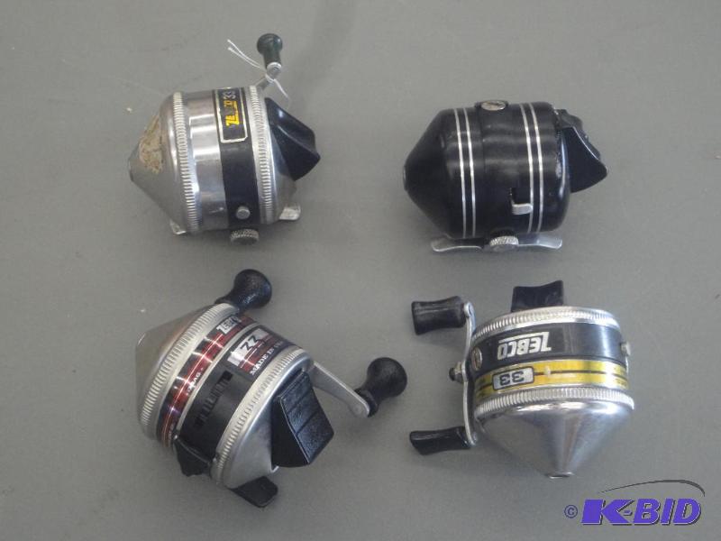 (4) Zebco Spin-Cast Reels...