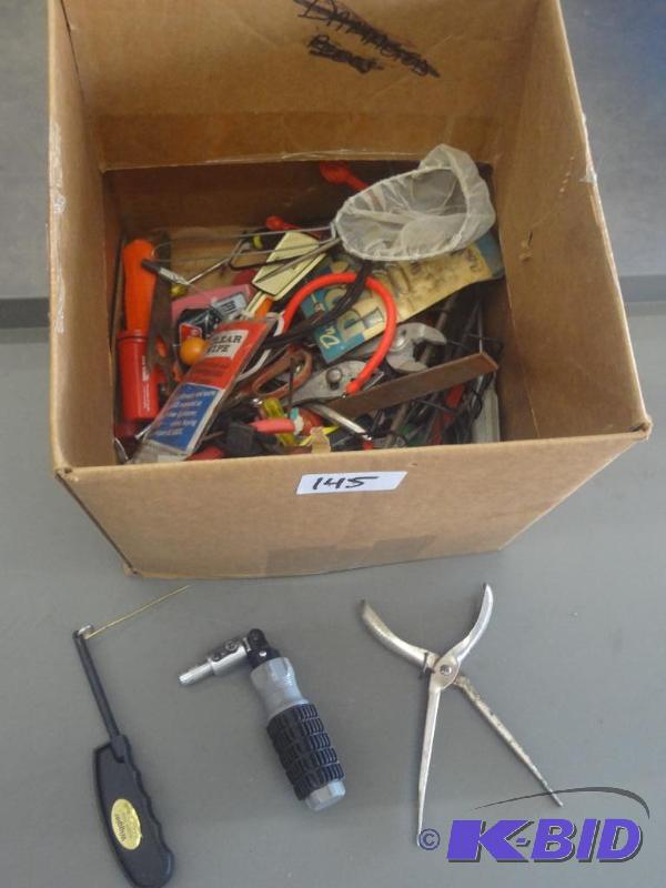 Box Lot Of Misc Fishing Tools...