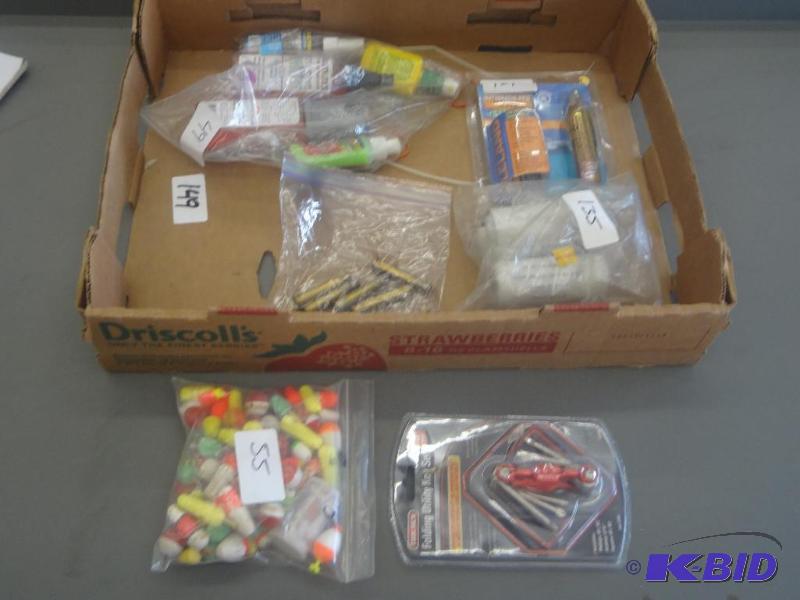 Box Lot Of Misc Fishing Accessories...