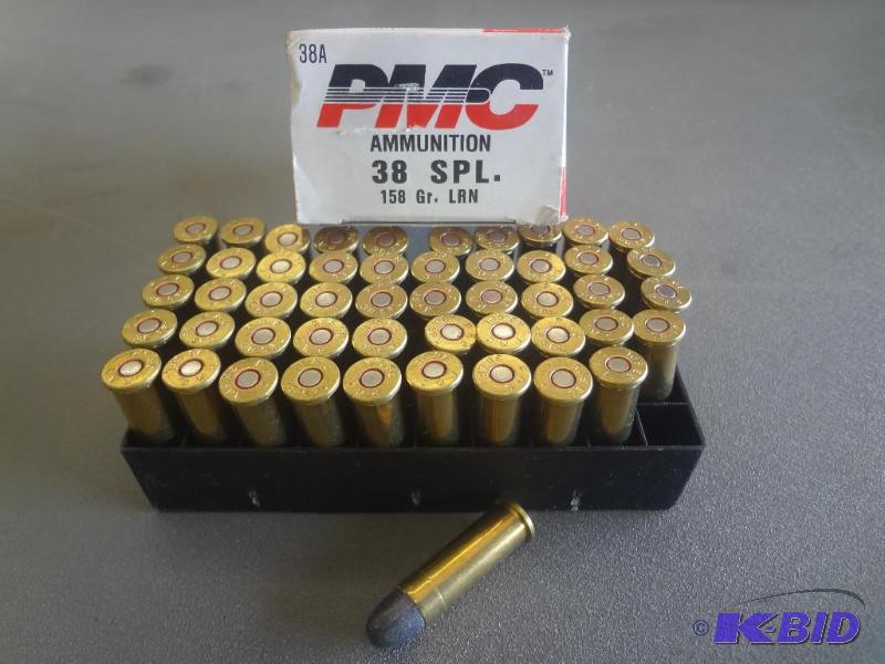 (50) Rounds PMC 158 Grain 38-Specia...
