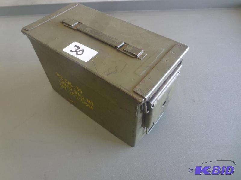 100-Round .50-Calber Ammo Box...
