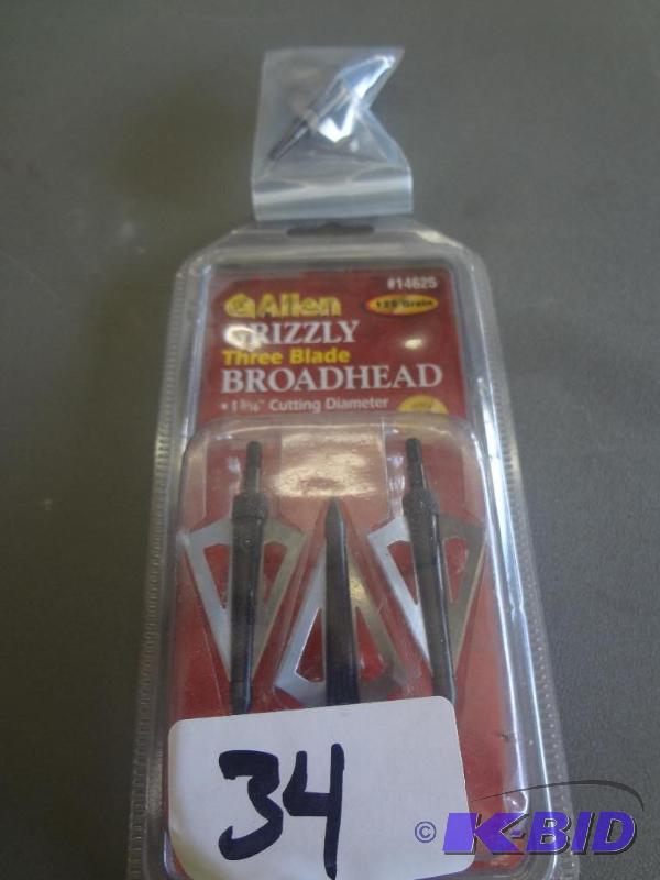 (4) Allen Grizzly 1.75&quot Broadh...