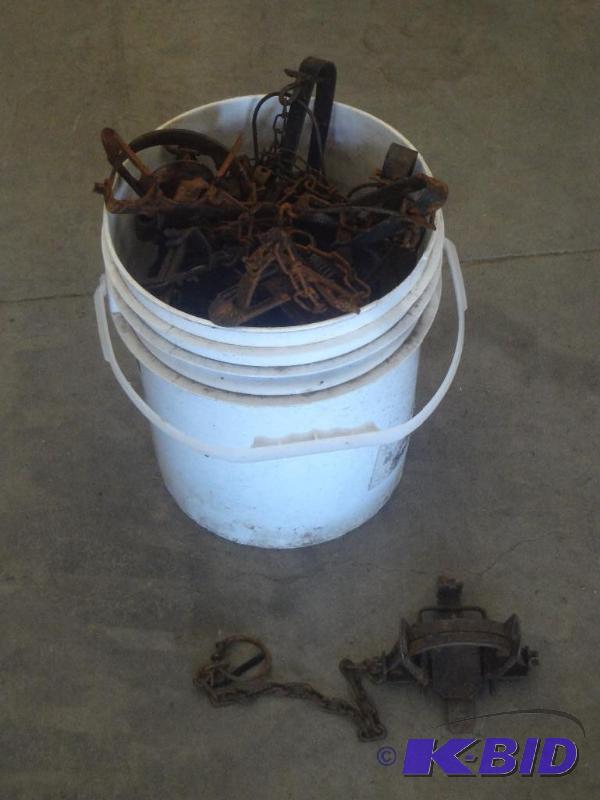 Bucket Full Of Animal Traps...