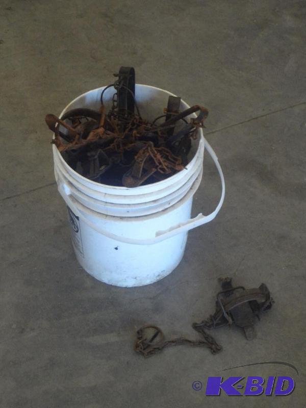 Bucket Full Of Animal Traps...