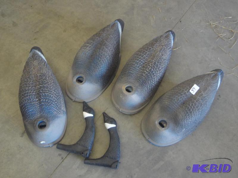 (4) Goose Decoy Bodies &amp (2) He...