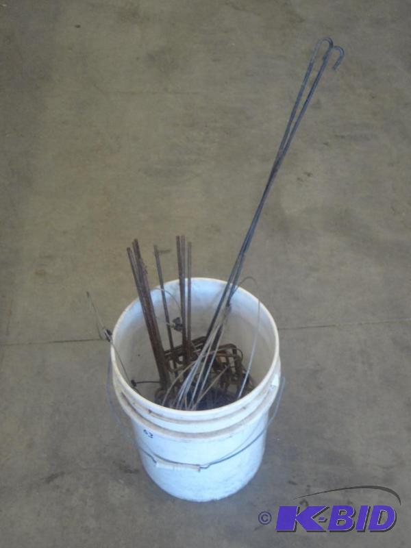 Bucket Of Snare Traps &amp Stakes...