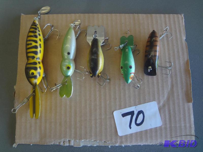 (5) Vintage Fishing Lures...