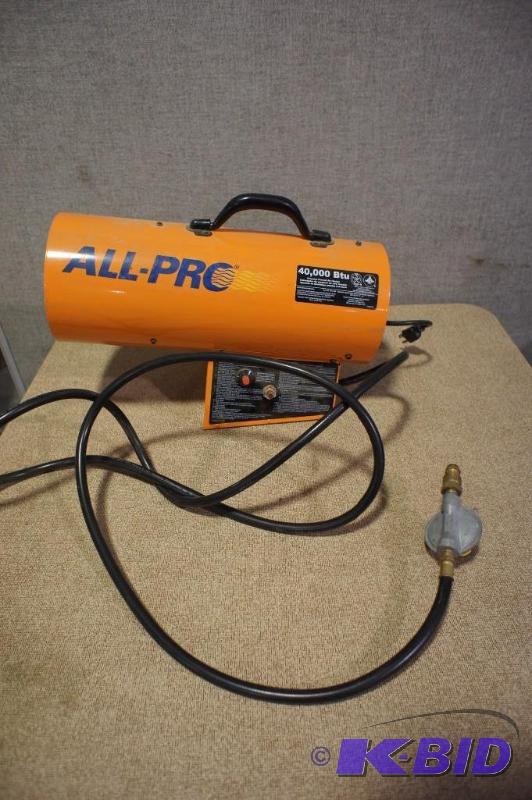 lot 16 image: All-Pro 40,000 BTU Propane forced a...