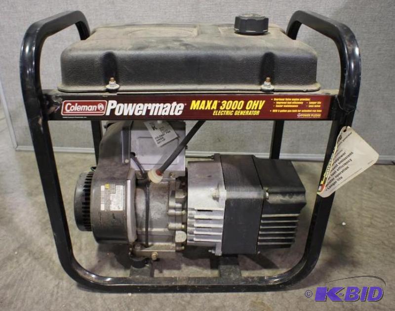 lot 2 image: Coleman Powermate Maxa 3000 OHV Ele...