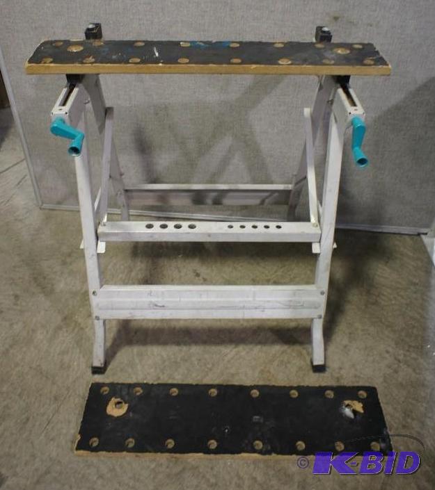 lot 23 image: Easy Carry  Folding Saw horse. Ple...