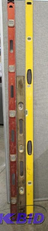 lot 31 image: Lot of (3) Levels tools. Please see...