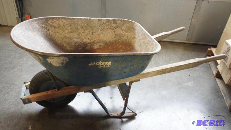 lot 34 image: Jackson Wheel Barrow  Good Tire. P...