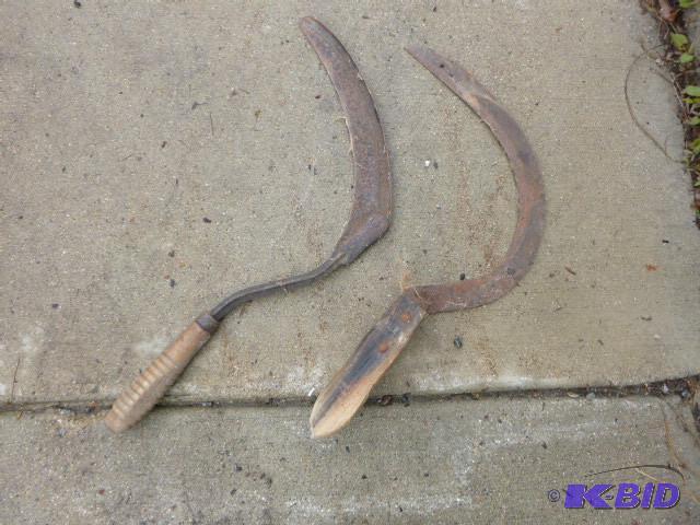 lot 110 image: 2 Sickles...