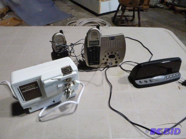 lot 169 image: Alarm Clock, Phones and Can Opener...