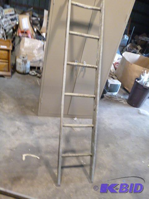 lot 182 image: 75" Aluminum Ladder...