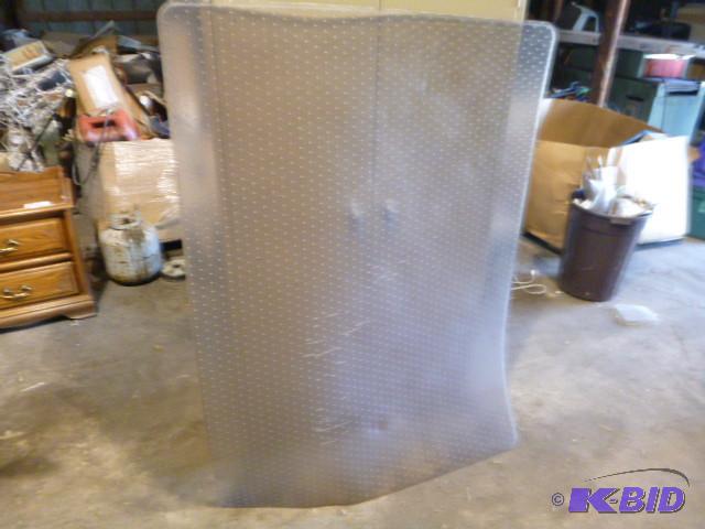 lot 196 image: Office Chair Mat 60" X 45"...