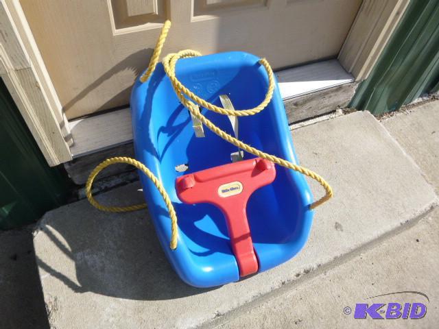 lot 47 image: Little Tikes Swing Set Seat...