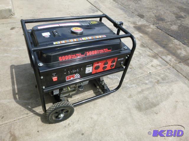 lot 5 image: CPE 5000 Watt Generator 338CC engin...