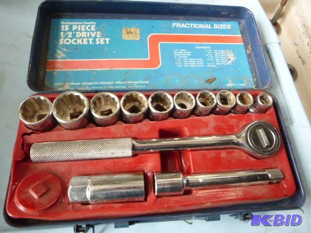 lot 89 image: SAE Thorson 14 Piece 12" Driv...