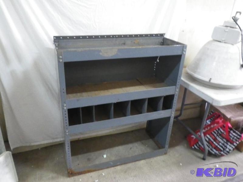 lot 19 image: Cargo van shelves, very heavy duty...