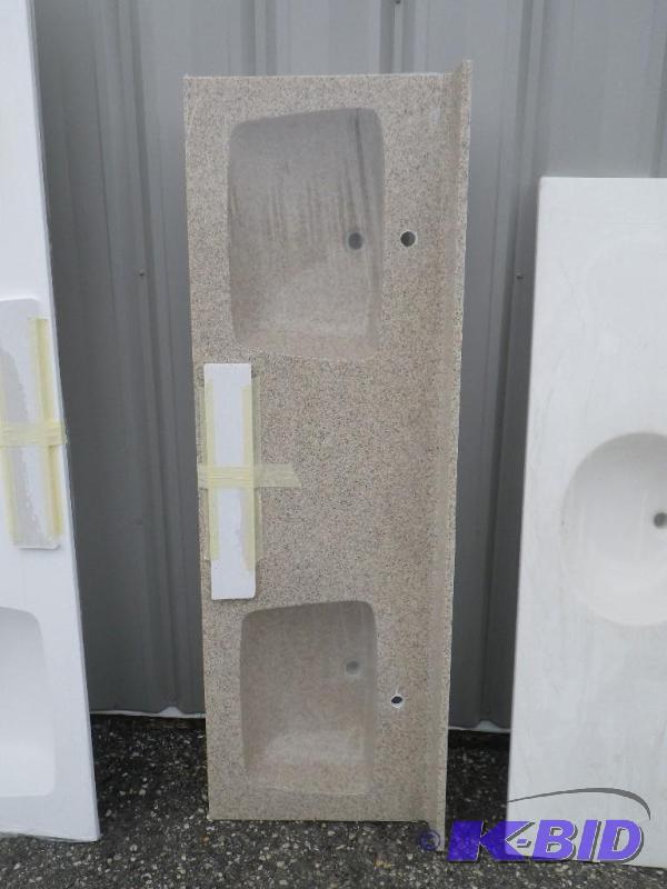 lot 35 image: Vanity countertop, 67L x 22 D...