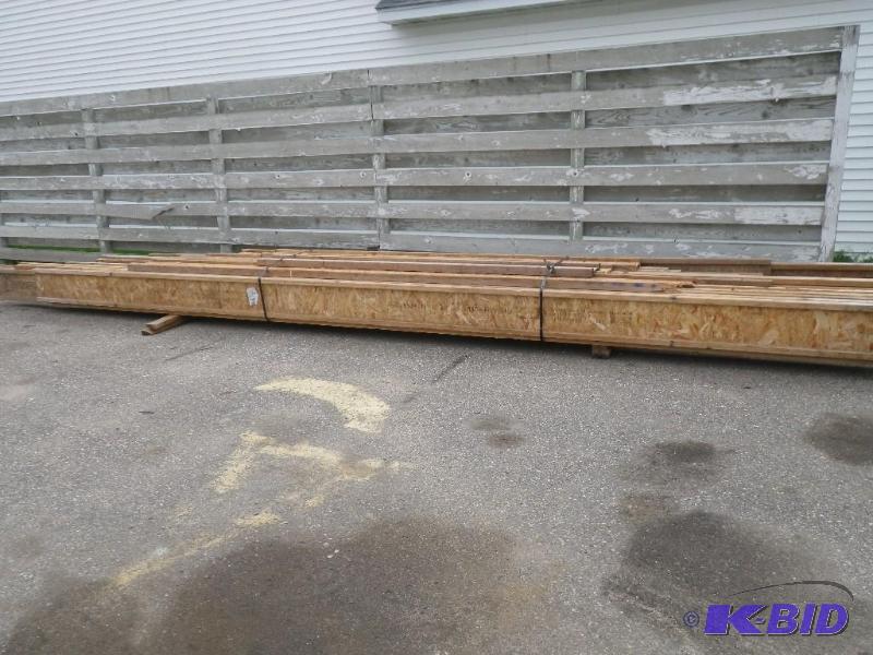lot 39 image: Approx 25 new floor joists, 21 lon...
