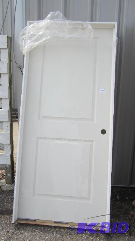 lot 56 image: New door 37 x 81 34, in frame...