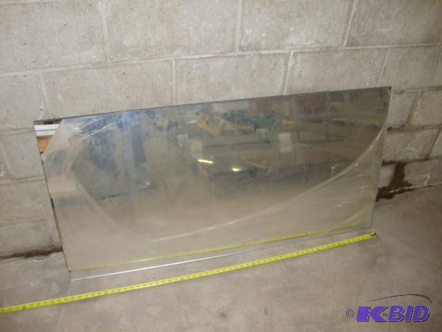 lot 116 image: Plexiglass Mirrors, lot of 2, 1 wit...