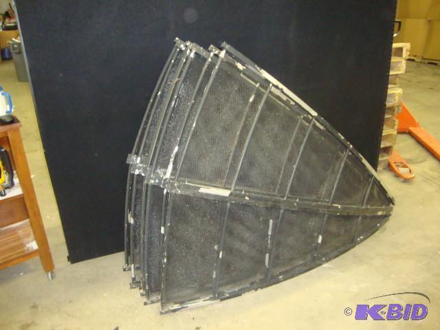 lot 15 image: 8 Panel Satellite Dish with Hardwar...