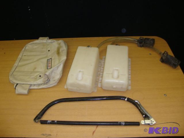 lot 156 image: Lot of Hand Saw, Tanks, & Seat ...