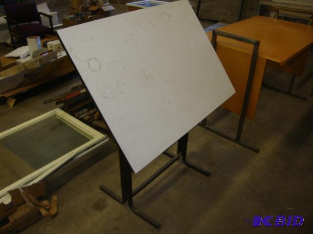 lot 161 image: Table #1, Drafting table...