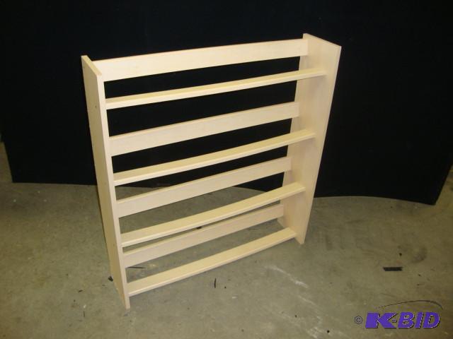 lot 21 image: 4 Tier Shelf, great for movies, boo...