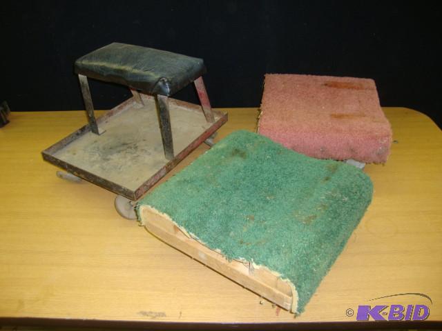 lot 48 image: Shop Stool & Furniture Dollies...