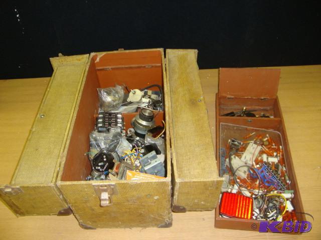 lot 57 image: Suitcase of Electrical Components...